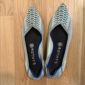Rothy's Women's Patterned Flats in Black and White